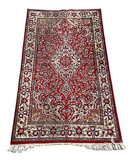 Red White Small Persian Rug