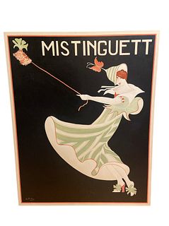 Large Contemporary Wall Size Mistinguett French Advertising Poster