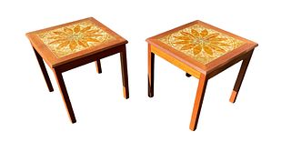 MOBELFABRIK Pair of End Tables Made in Denmark 