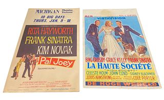 Two Vintage Movie Posters FRANK SINATRA RITA HAYWORTH