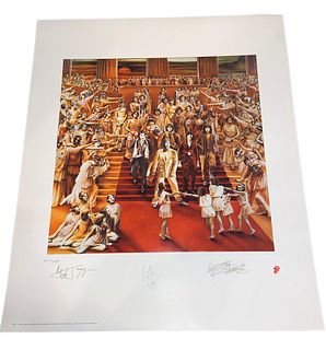 1994 ROLLING STONES It's Only Rock and Roll Limited Edition Lithograph