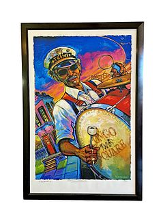 Congo Square Jazz Fest T. OSBORNE Signed and Numbered Poster Print
