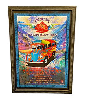 GRATEFUL DEAD STANLEY MOUSE 2008 Rex Foundation 25 Year Anniversary Poster 
