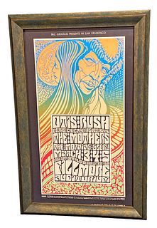 OTIS RUSH Fillmore BG 53 Original 1967 Concert Lithograph 