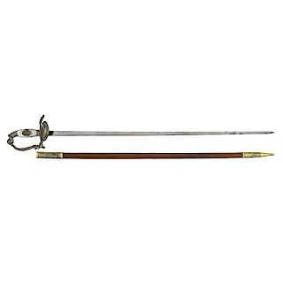Austrian Silver Hilt Court Sword