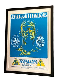1966 Zebra Man 13TH FLOOR ELEVATORS Poster by STANLEY MOUSE 
