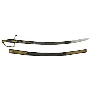 French Napoleonic 1st Empire Foot Officers Sabre