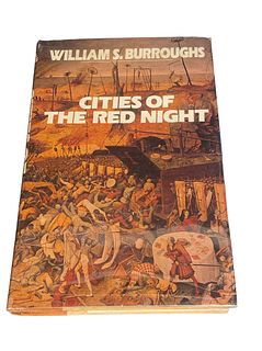 Signed WILLIAM S. BURROUGHS Cities of the Red Night 1st Ed Book 