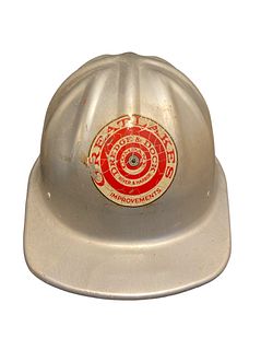 Mid Century Aluminum Hard Hat 