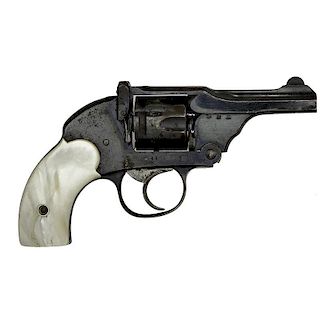 **Webley & Scott .32 Hamerless Revolver With Pearl Grips