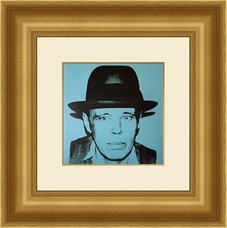 Andy Warhol POP ART - Joseph Beuys 1980 Custom Framed Print 