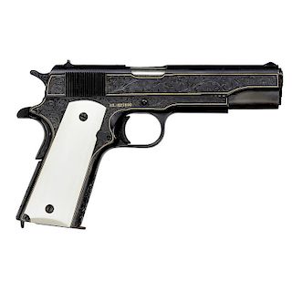 *Engraved Remington 1911 Semi Automatic Pistol