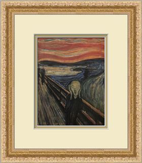 Edvard Munch The Scream Newly Custom Framed Print