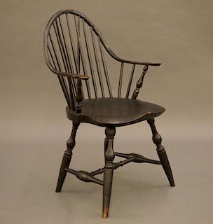 New England continuous arm Windsor armchair