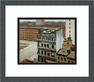Edward Hopper The City  Custom Framed Print