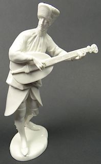 Vintage Nymphenburg Porcelain Figure of a "Guitarist"