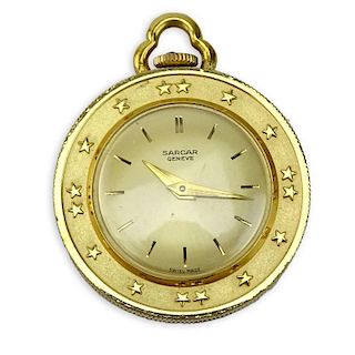 Vintage Sacar Geneve French Napoleon Empereur 1812 Coin Pendant Watch