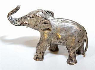 * A Silver Elephant, S. Kirk. Width 3 inches.