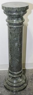 * A Turned Marble Column. Height 39 inches.