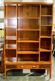 * A French Bookcase. Height 83 1/2 x width 53 x depth 14 1/2 inches.