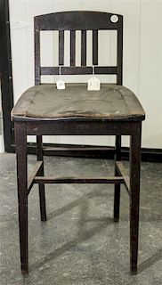 * An American Painted Side Chair, Philadelphia. Height 33 1/4 inches.