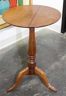 An American Tea Table Height 25 inches.