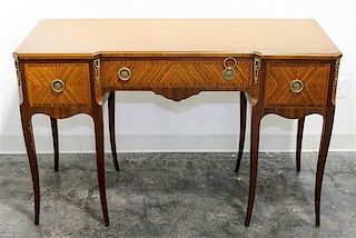 * A Widdicomb Dressing Table. Height 30 x width 48 1/2 x depth 19 1/2 inches.