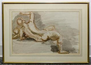 * George Ehrlich, (Austrian, 1897-1966), Reclining Nude