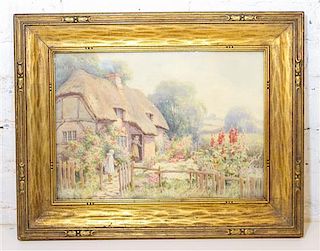 Artist Unknown, (early 20th century), Cottage Scene