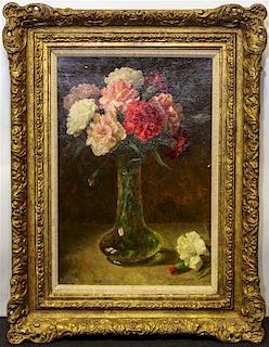 Alfred George Morgan, (British, fl. 1896-1919), Carnations No. 2, 1918