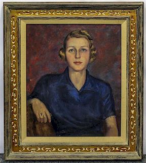 * Artist Unknown, (20th century), Portrait of a Lady, 1937