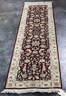 A Tabriz Wool Runner. 7 feet 11 inches x 2 feet 3 inches.