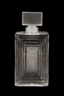 Lalique Crystal Duncan #3 Perfume Bottle Flacon
