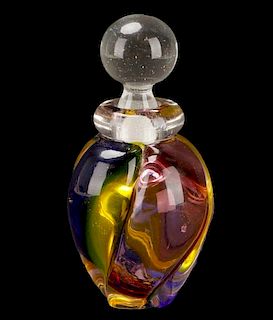 Archimede Seguso Sommerso Perfume Bottle