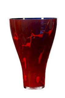 Rony Plesl, Modern Czech Art Glass Vase
