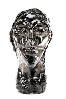 Silvano Signoretto, Glass Sculpture, "Head"