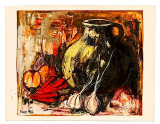 Pierre Mas, "Untitled (Still Life with Garlic)"