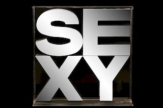 Contemporary Advertising Floor Display "SEXY"