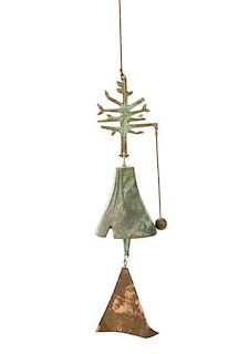 Paolo Soleri + Arcosanti Brutalist Tree Wind Bell