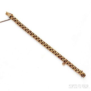 18kt Gold Curb-link Bracelet