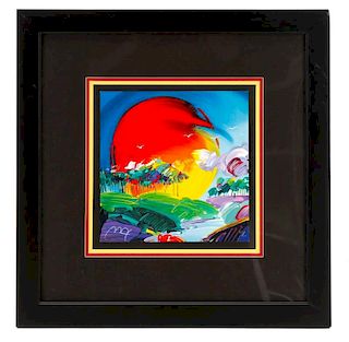 Peter Max "Without Borders" Limited Ed. Serigraph