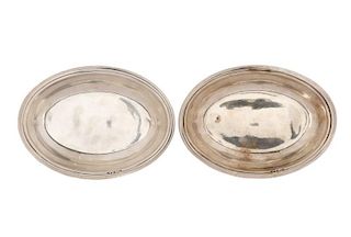 Pair of Sterling Dishes, Likely Indian Colonial
