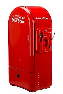 Vintage F.L. Jacobs Red 15C-160 Coca Cola Machine