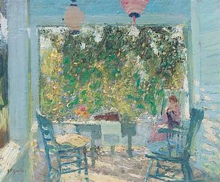 * Gustave Goetsch, (American, 1877-1969), Our Front Porch