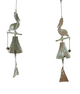 Pair, Paolo Soleri + Arcosanti Pelican Cause Bells