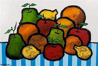 Mil Drexler, (American, 20th Century), Still Life of Fruit, 1977