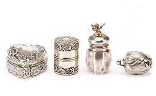 Group of 5 Sterling Silver Novelty Pieces