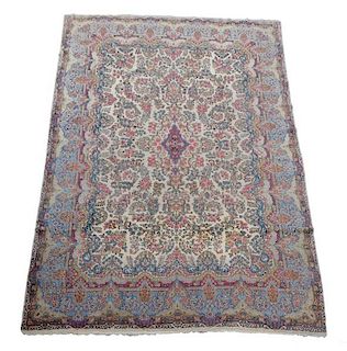 Palace Size Hand Woven Floral Area Rug