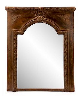 French Carved Neoclassical Pier Mirror, 19th C.