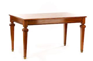 French Directoire Style Parquetry Dining Table